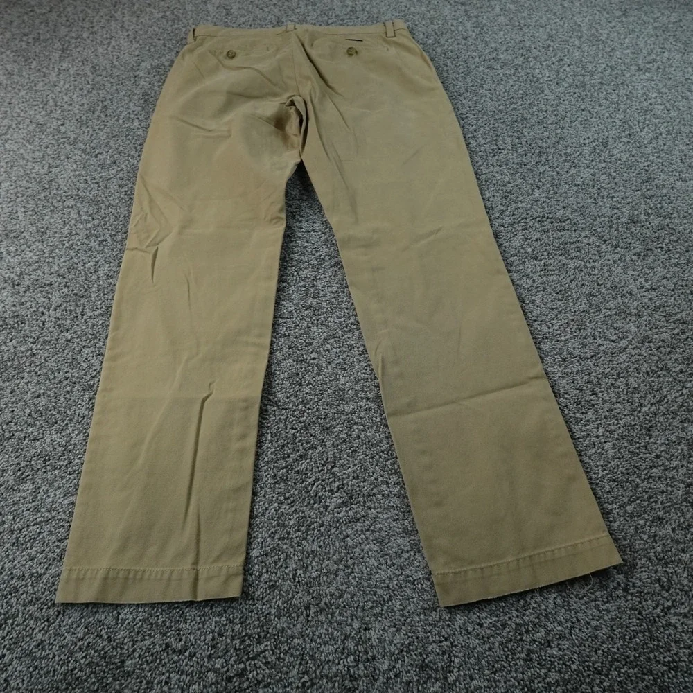 Banana Republic Pants Mens 31X32 Beige Brown Emerson Chino Trouser Flat Front